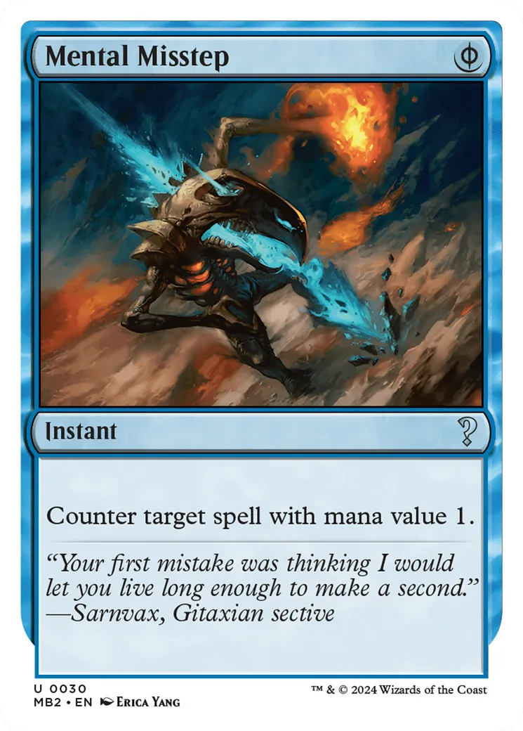 Faux-pas mental — Mystery Booster 2 — Magic: The Gathering