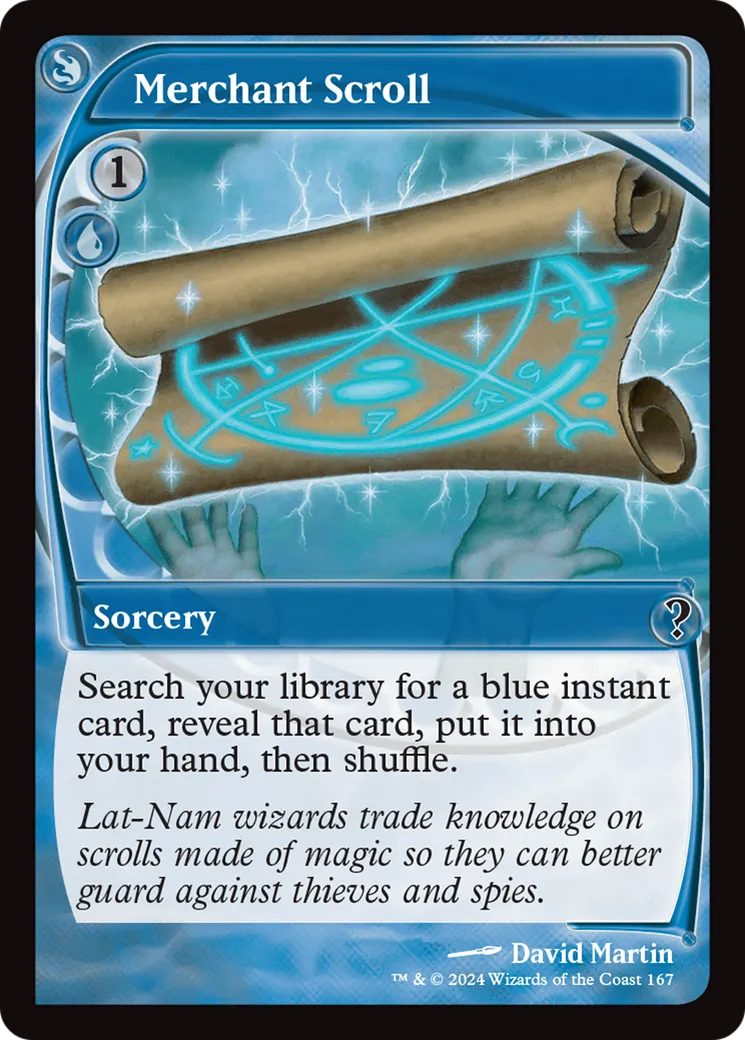 Merchant Scroll — Mystery Booster 2 — Magic: The Gathering