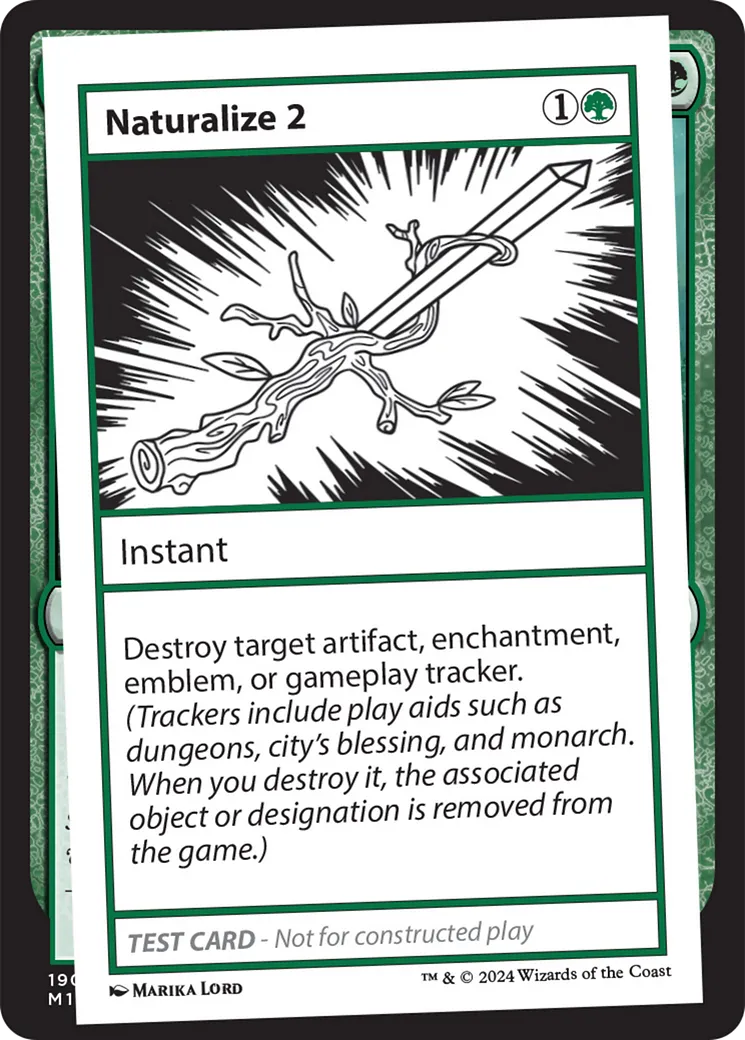 Naturalize 2 — Mystery Booster 2 — Magic: The Gathering