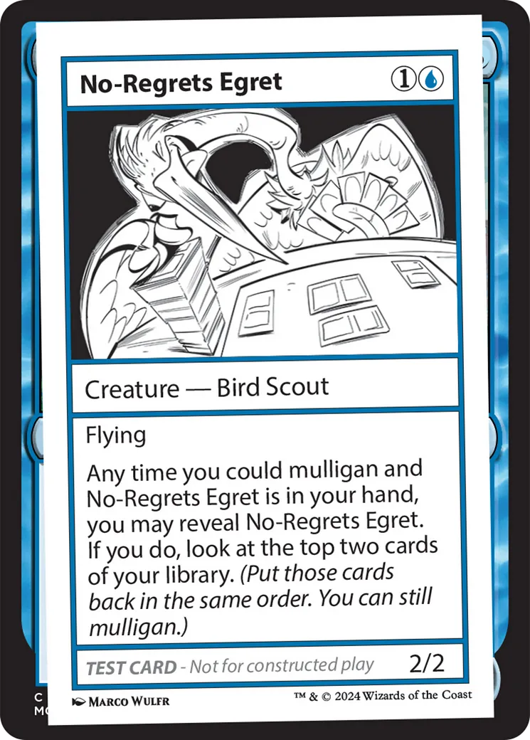 No-Regrets Egret — Mystery Booster 2 — Magic: The Gathering