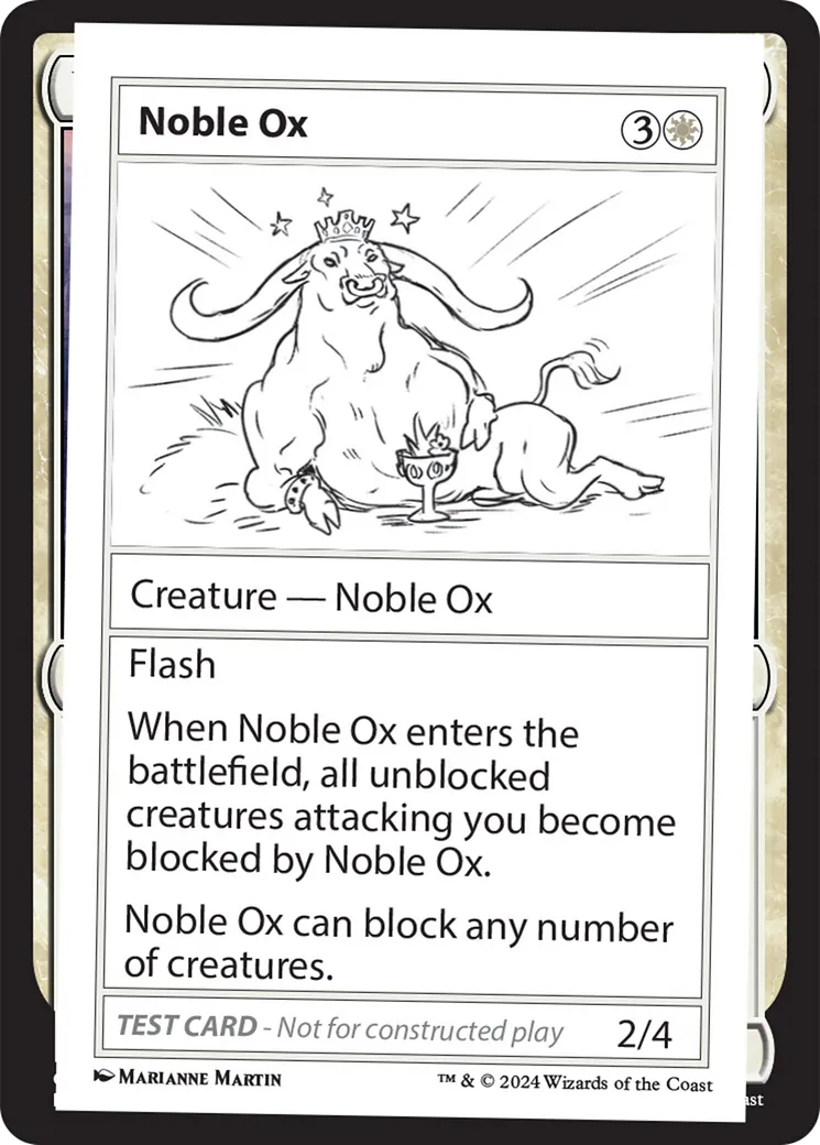 Noble Ox — Mystery Booster 2 — Magic: The Gathering
