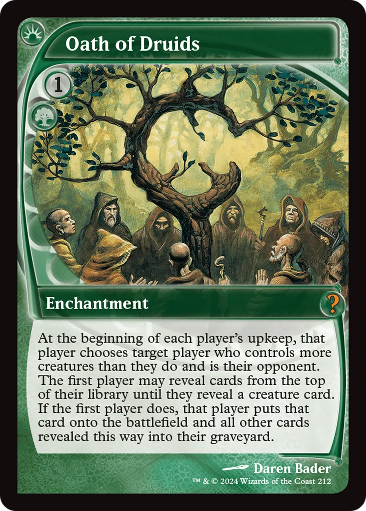 Serment des druides — Mystery Booster 2 — Magic: The Gathering