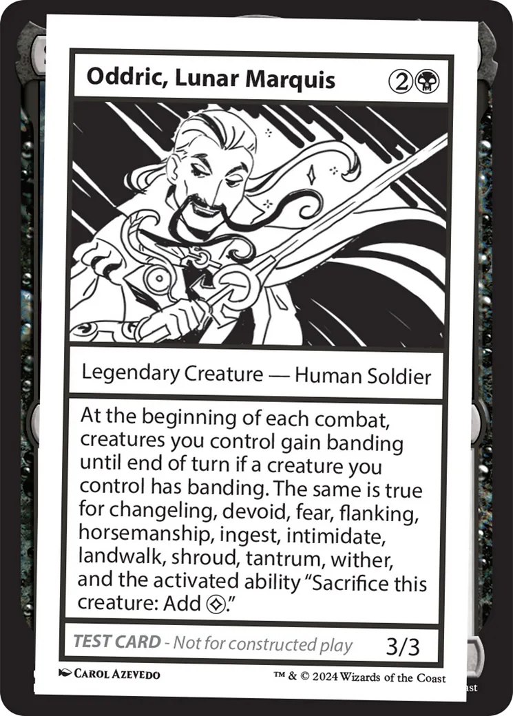 Oddric, Lunar Marquis — Mystery Booster 2 — Magic: The Gathering