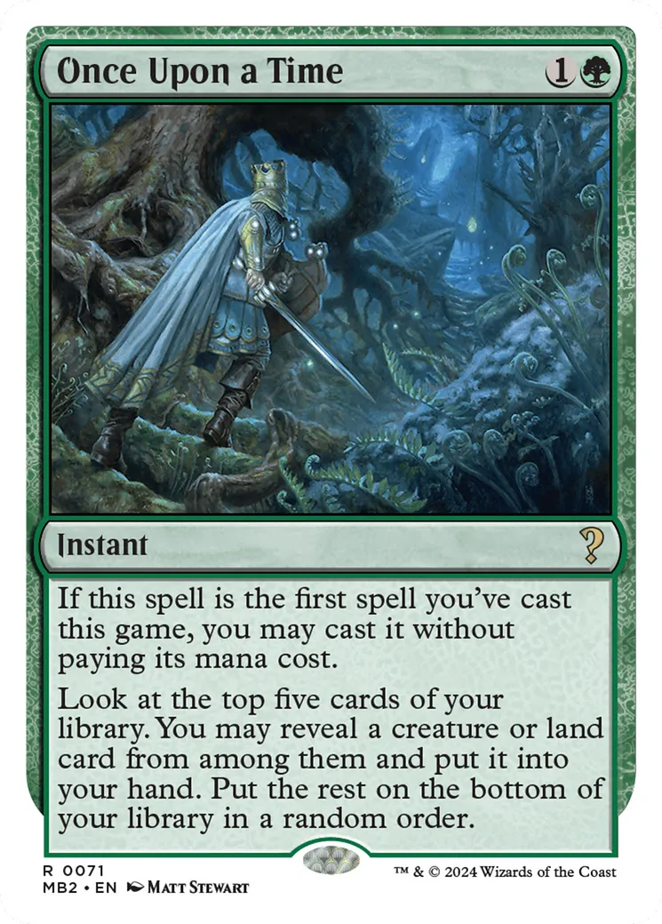 Il était une fois... — Mystery Booster 2 — Magic: The Gathering