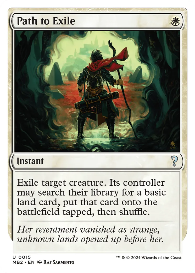 Path to Exile — Mystery Booster 2 — Magic: The Gathering
