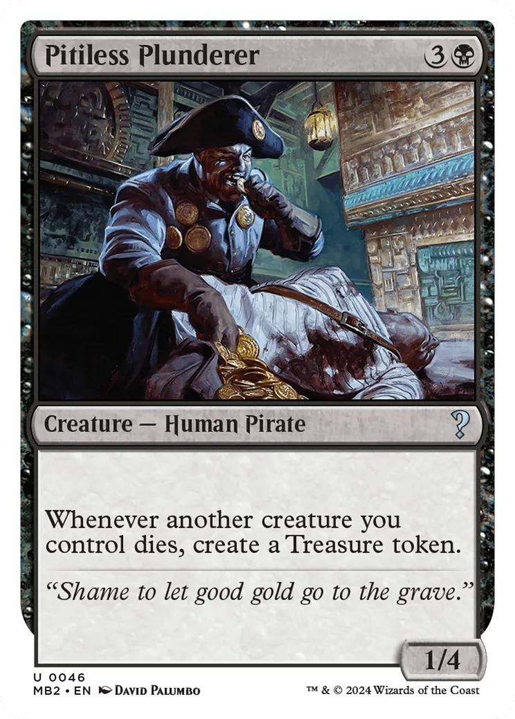 Saccageur impitoyable — Mystery Booster 2 — Magic: The Gathering