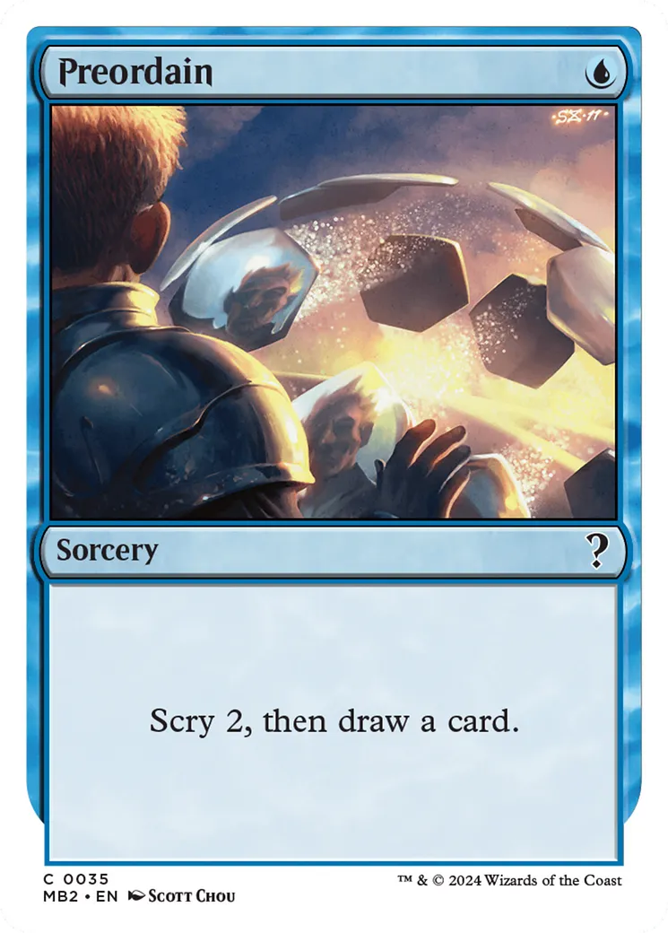 Prédestination — Mystery Booster 2 — Magic: The Gathering