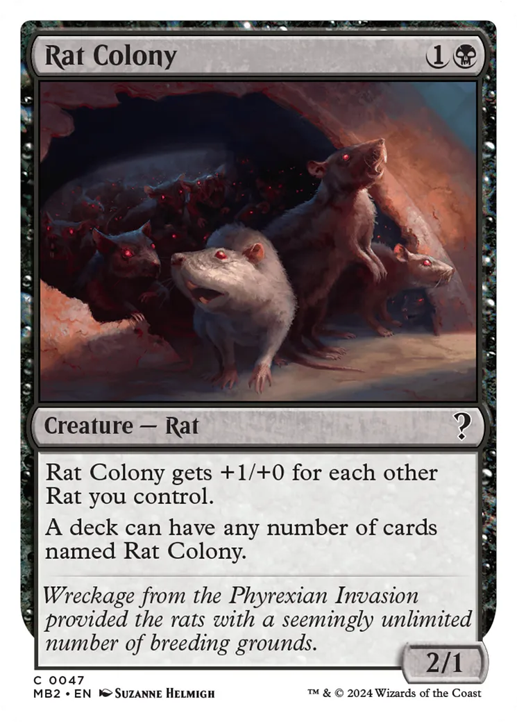 Nichée de rats — Mystery Booster 2 — Magic: The Gathering