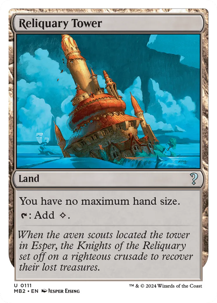 Reliquary Tower — Mystery Booster 2 — Magic: The Gathering