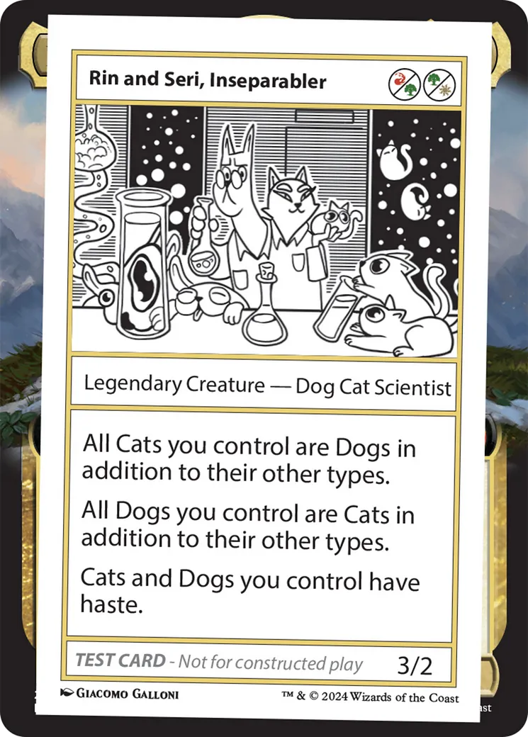 Rin and Seri, Inseparabler — Mystery Booster 2 — Magic: The Gathering
