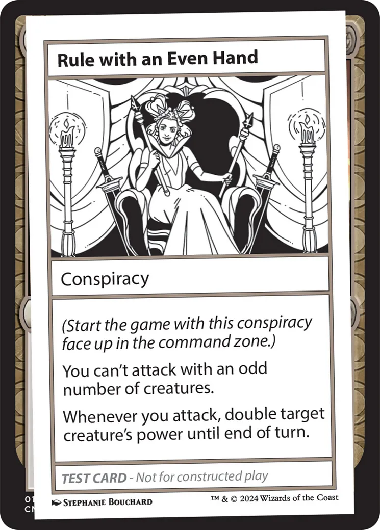 Rule with an Even Hand — Mystery Booster 2 — Magic: The Gathering
