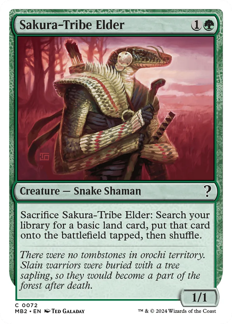 Ancêtre de la tribu Sakura — Mystery Booster 2 — Magic: The Gathering