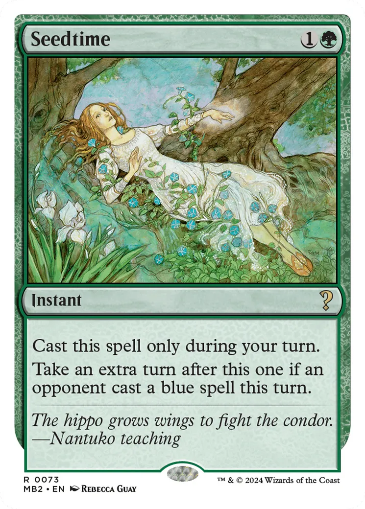 Seedtime — Mystery Booster 2 — Magic: The Gathering