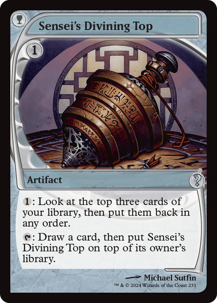 Toupie de divination du sensei — Mystery Booster 2 — Magic: The Gathering