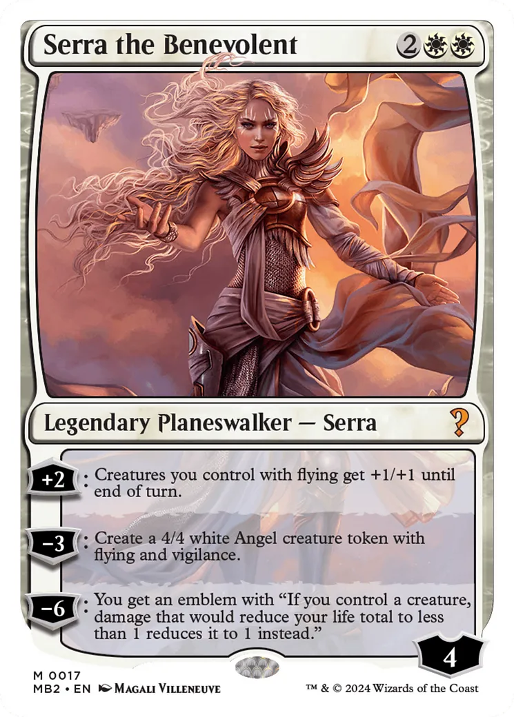 Serra la bienveillante — Mystery Booster 2 — Magic: The Gathering