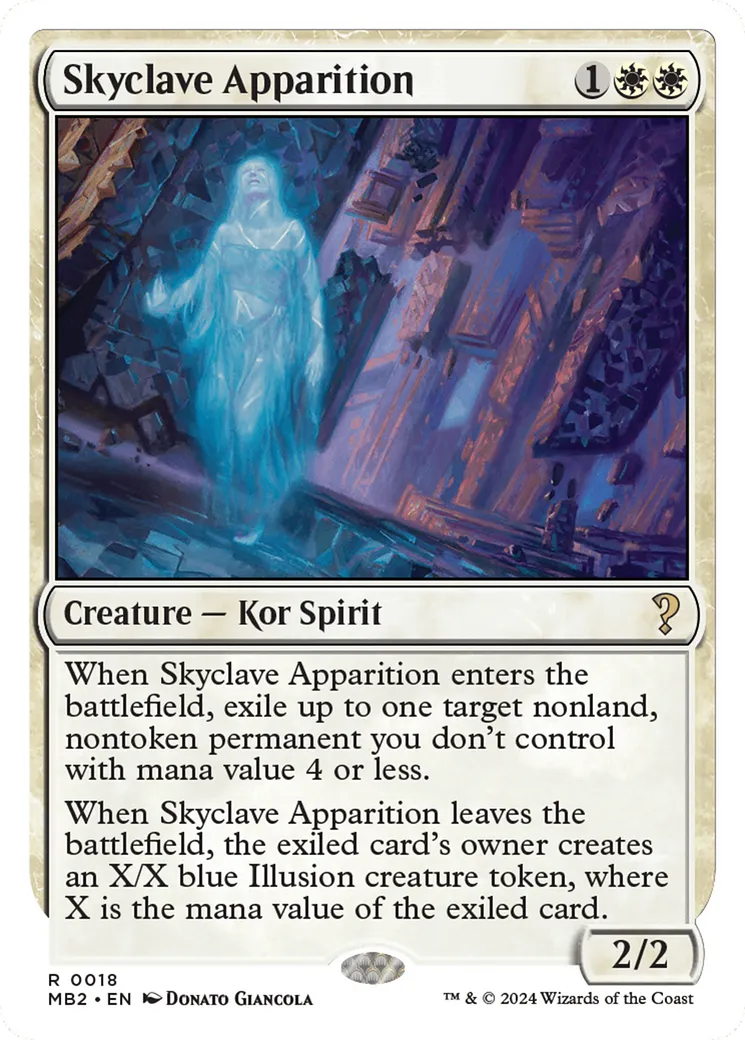 Apparition du fort céleste — Mystery Booster 2 — Magic: The Gathering