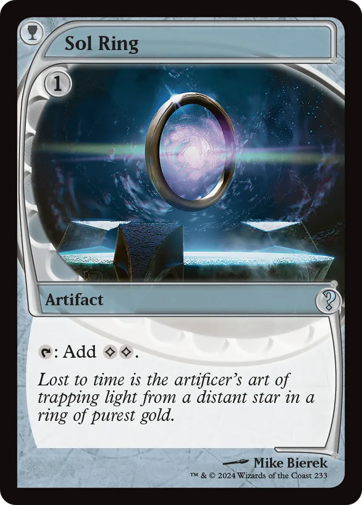 Anneau solaire — Mystery Booster 2 — Magic: The Gathering