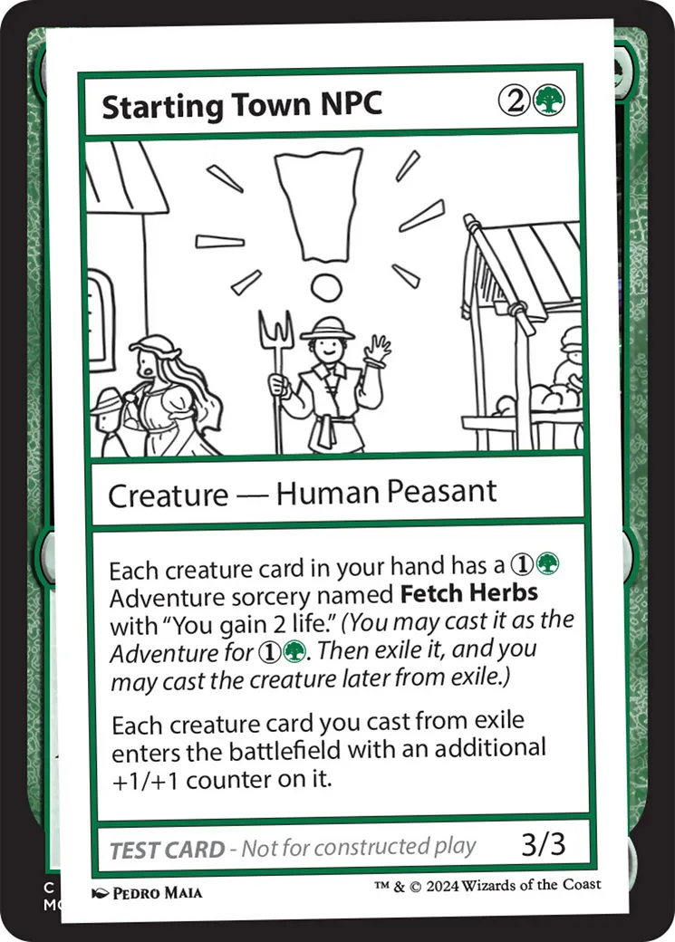 Starting Town NPC — Mystery Booster 2 — Magic: The Gathering