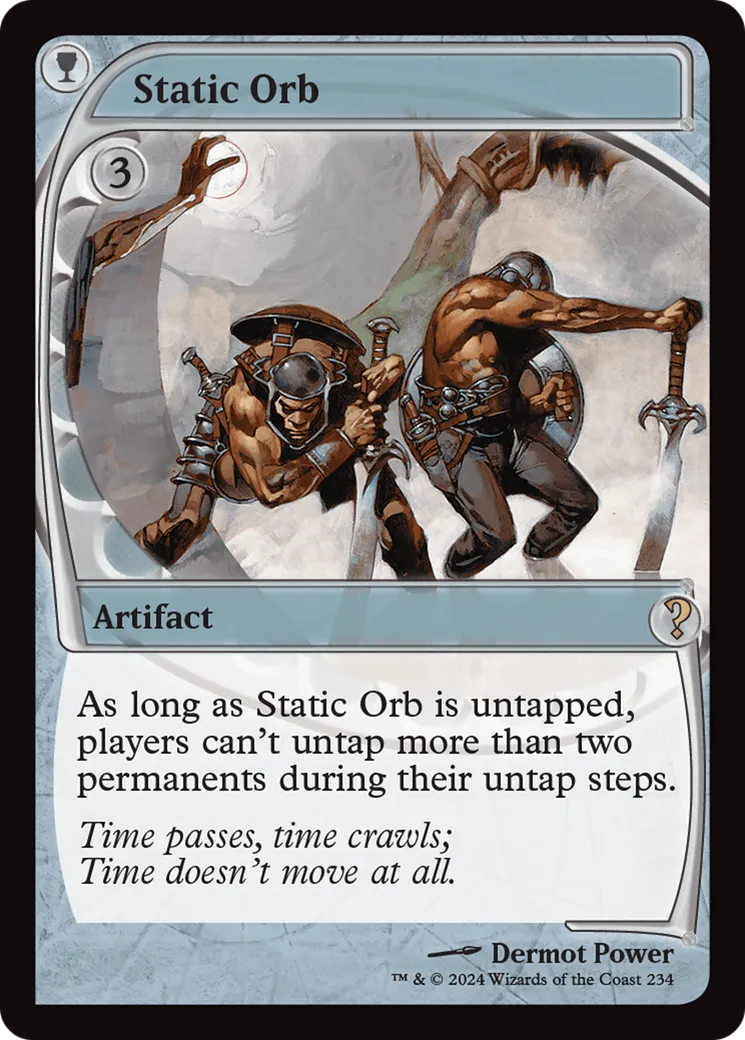 Orbe statique — Mystery Booster 2 — Magic: The Gathering