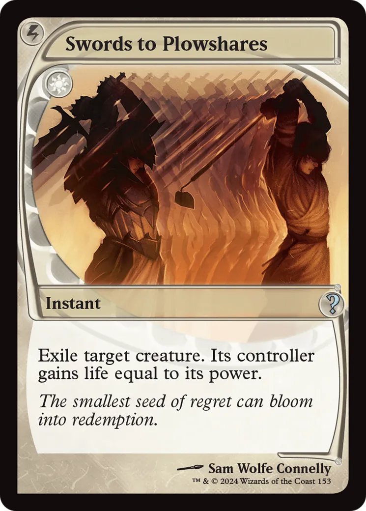Swords to Plowshares — Mystery Booster 2 — Magic: The Gathering