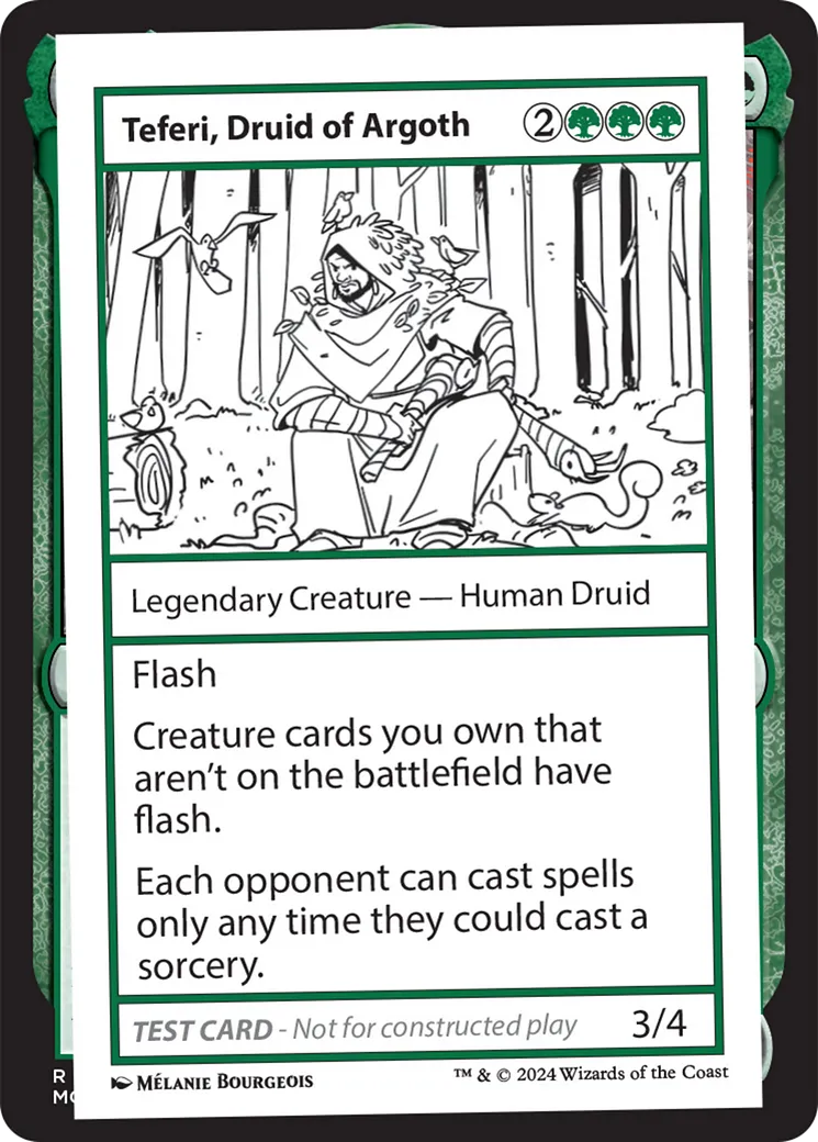 Teferi, Druid of Argoth — Mystery Booster 2 — Magic: The Gathering