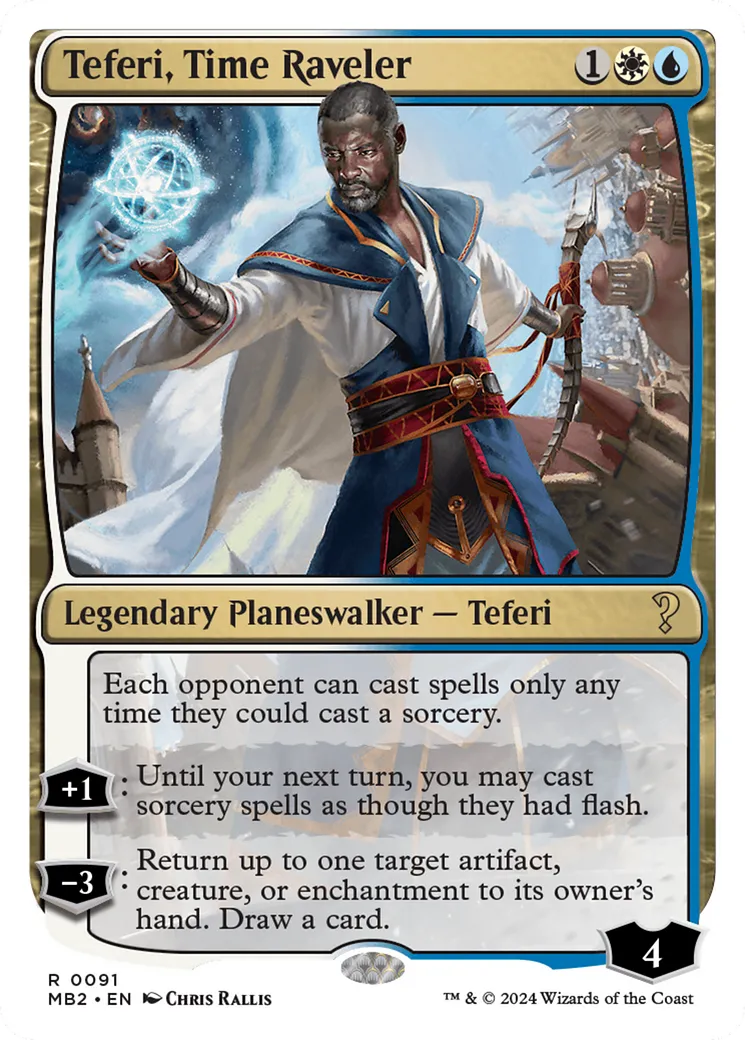 Téfeiri, effileur de temps — Mystery Booster 2 — Magic: The Gathering