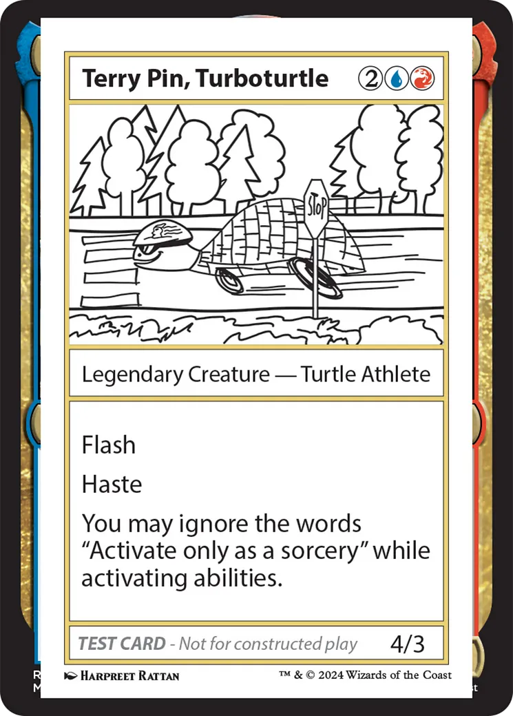 Terry Pin, Turboturtle — Mystery Booster 2 — Magic: The Gathering