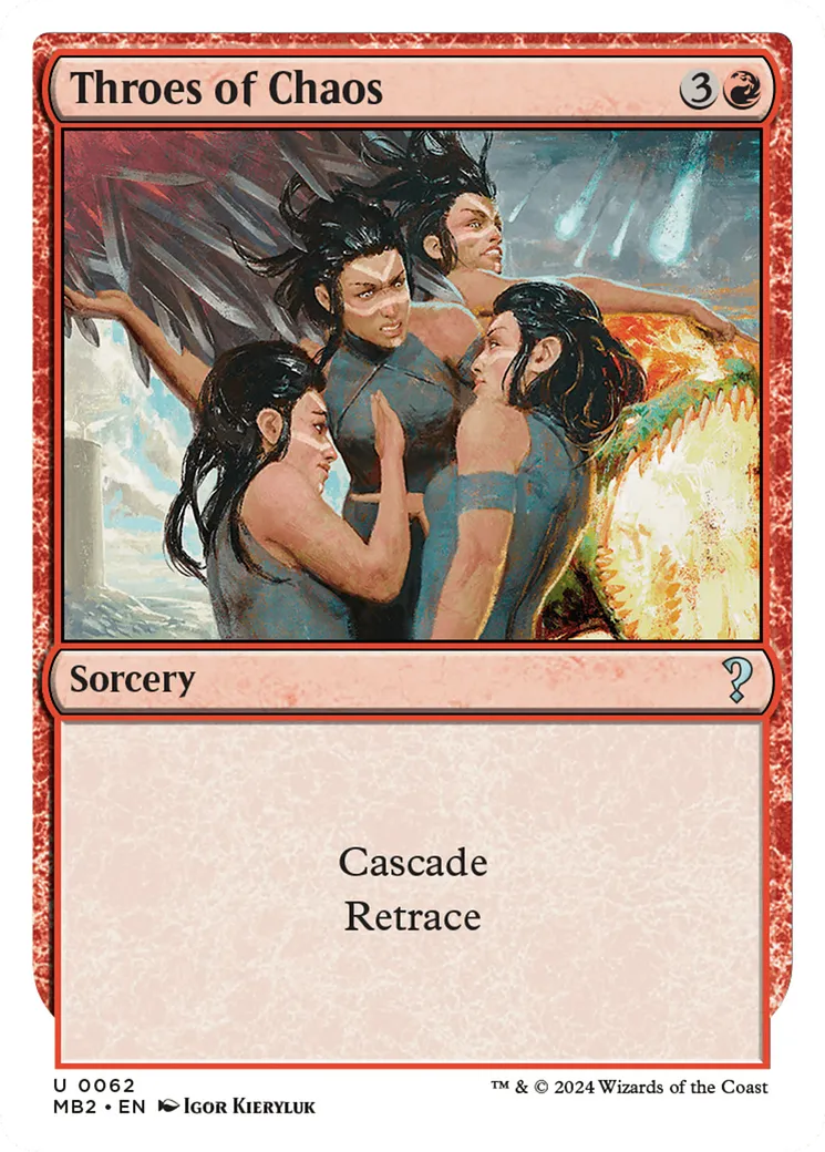 Affres du chaos — Mystery Booster 2 — Magic: The Gathering