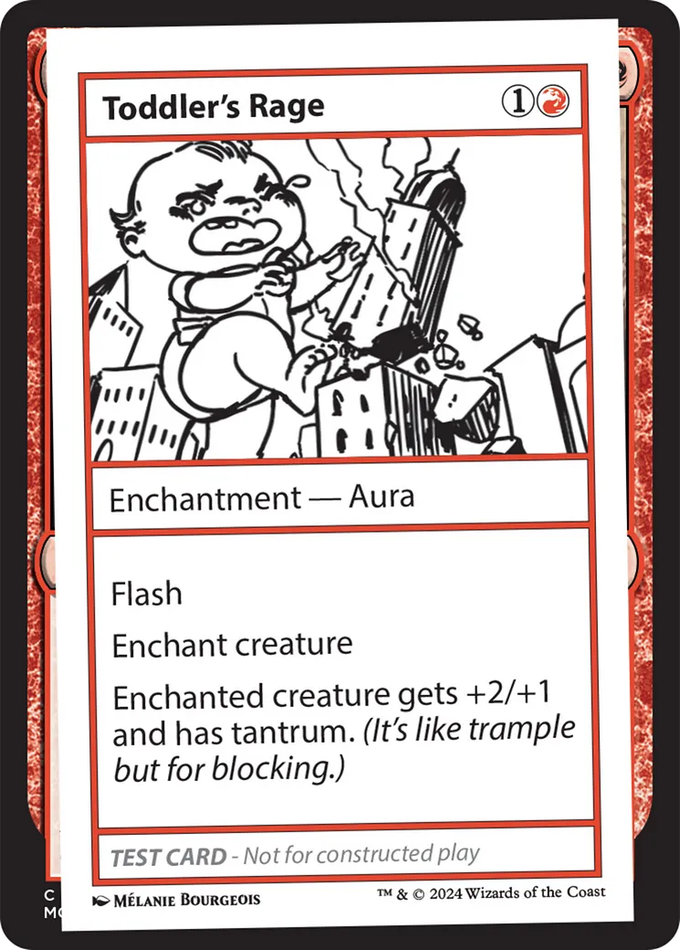 Toddler's Rage — Mystery Booster 2 — Magic: The Gathering