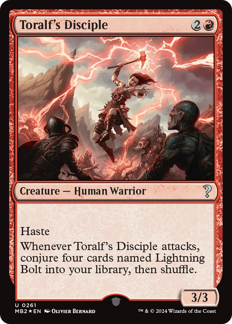 Toralf's Disciple — Mystery Booster 2 — Magic: The Gathering