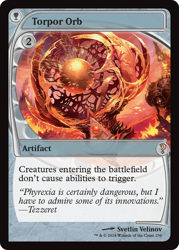 Orbe de torpeur — Mystery Booster 2 — Magic: The Gathering