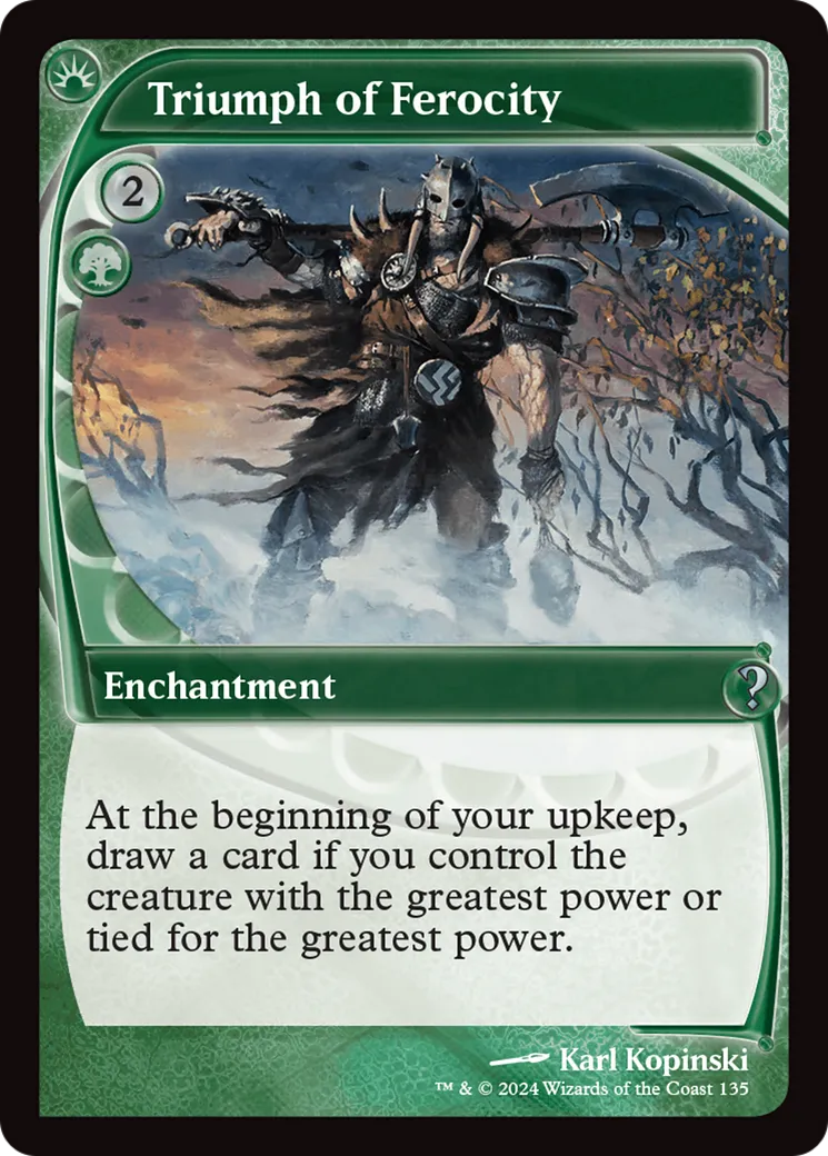 Triomphe de la férocité — Mystery Booster 2 — Magic: The Gathering
