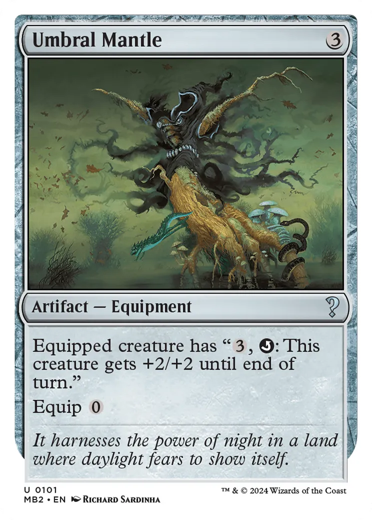 Umbral Mantle — Mystery Booster 2 — Magic: The Gathering
