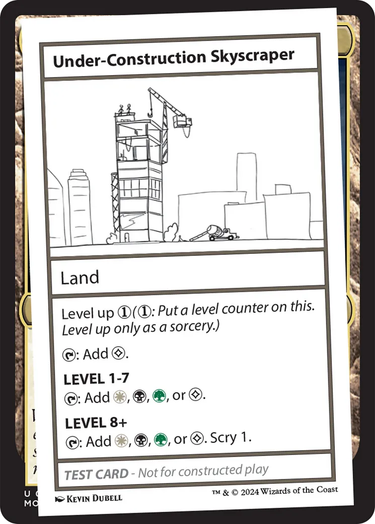 Under-Construction Skyscraper — Mystery Booster 2 — Magic: The Gathering