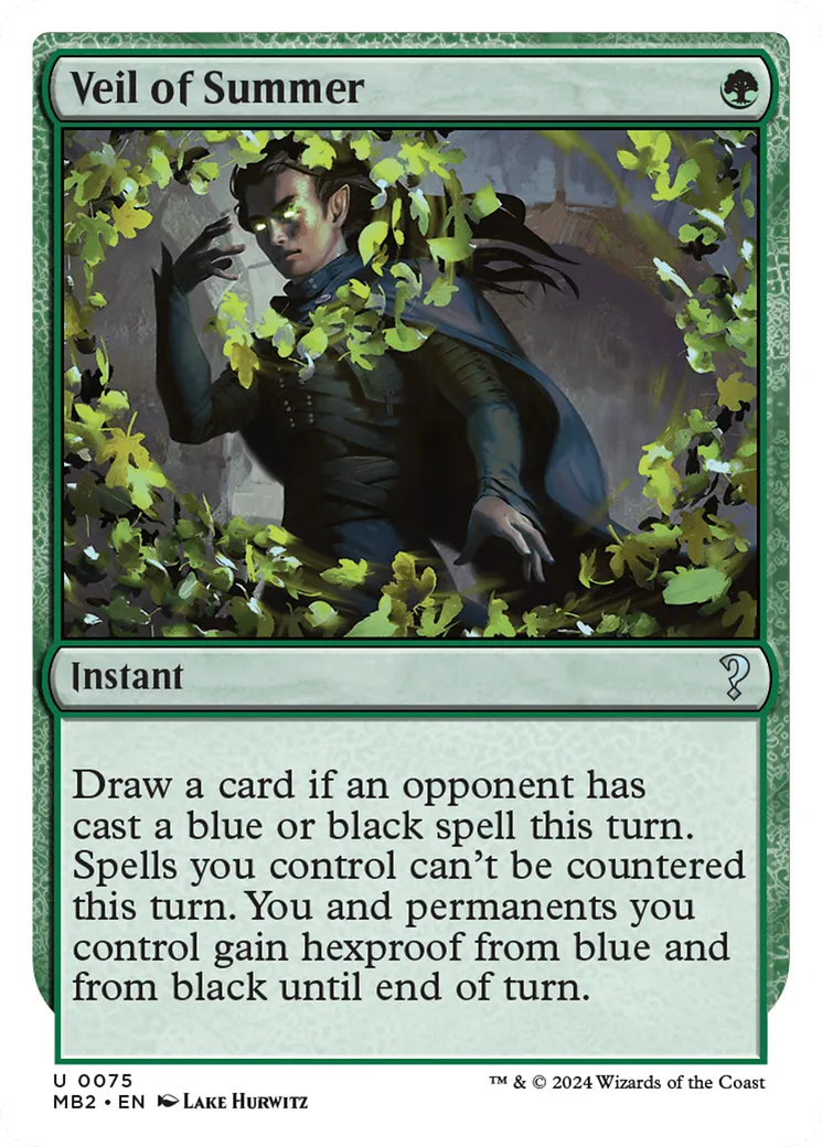 Voile de l'été — Mystery Booster 2 — Magic: The Gathering