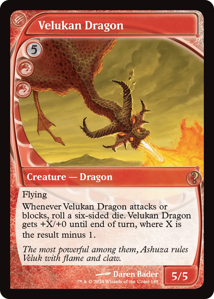 Velukan Dragon — Mystery Booster 2 — Magic: The Gathering