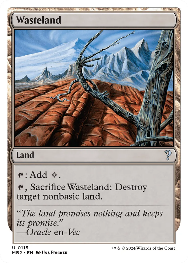 Terres dévastées — Mystery Booster 2 — Magic: The Gathering