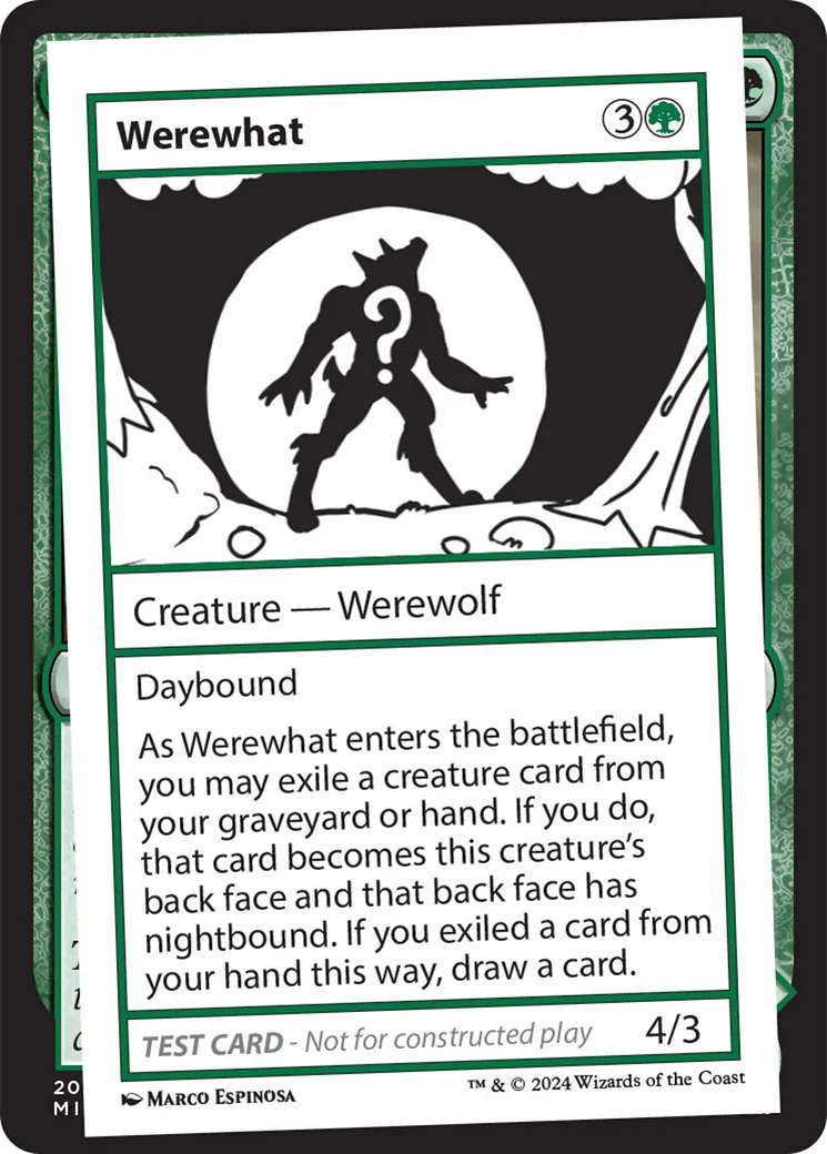 Werewhat — Mystery Booster 2 — Magic: The Gathering
