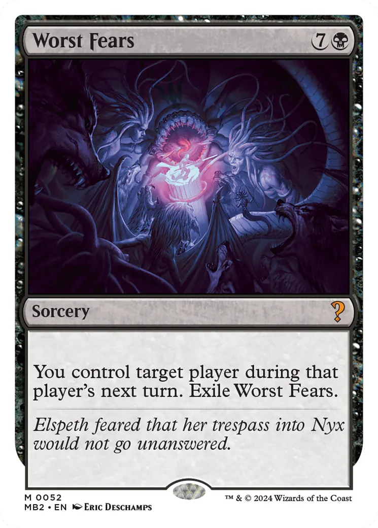 Pires craintes — Mystery Booster 2 — Magic: The Gathering