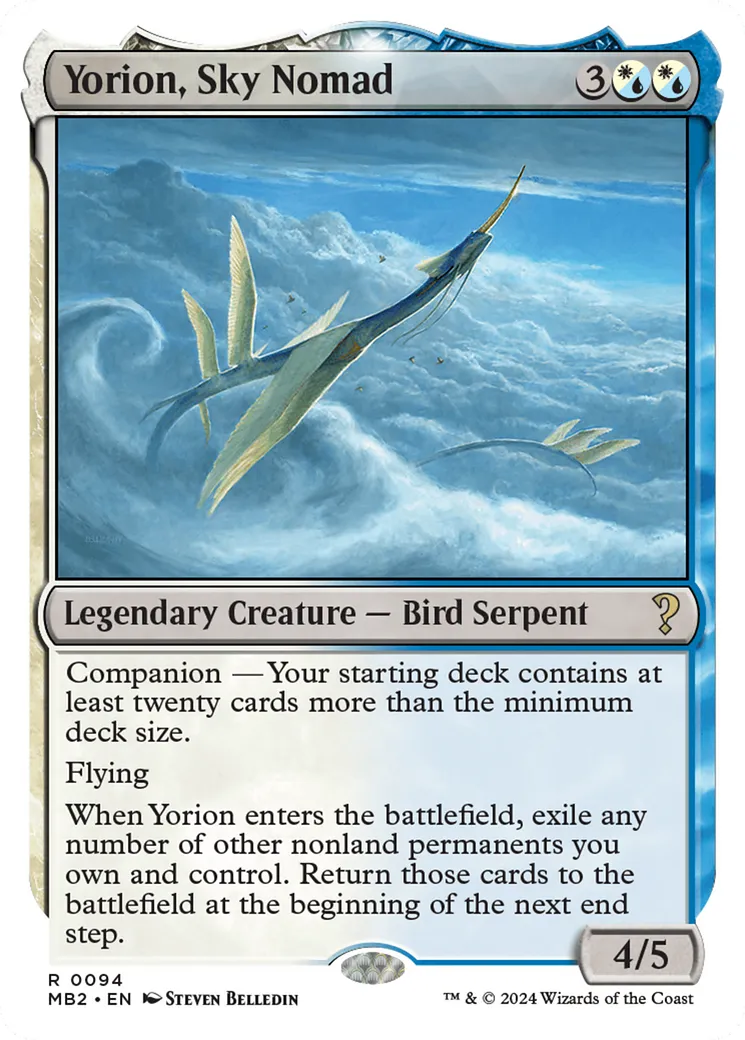 Yorion, nomade céleste — Mystery Booster 2 — Magic: The Gathering
