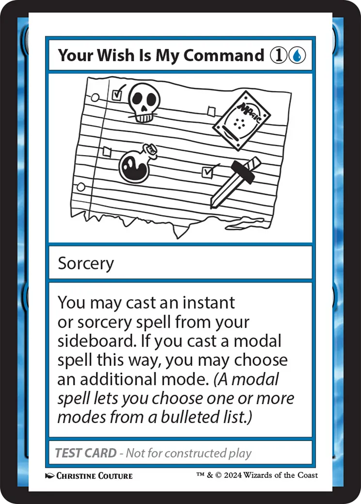 Your Wish Is My Command from Mystery Booster 2 - Magic: The Gathering