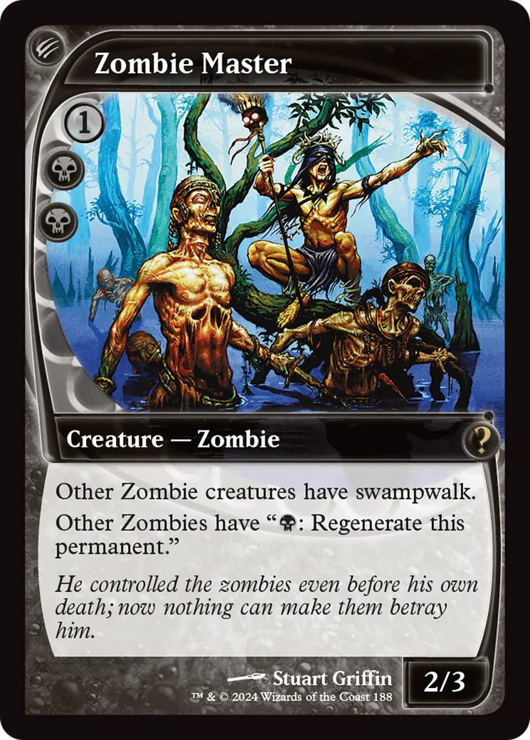 Zombie Master — Mystery Booster 2 — Magic: The Gathering
