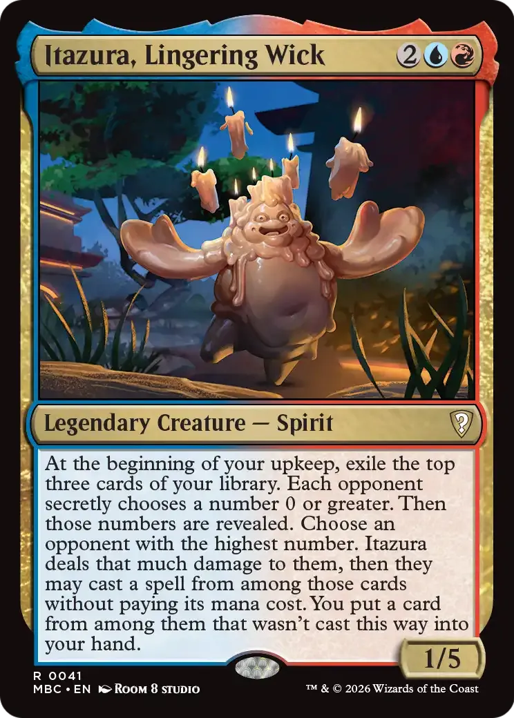 Itazura, Lingering Wick from Mystery Booster Commander Edition - Magic: The Gathering