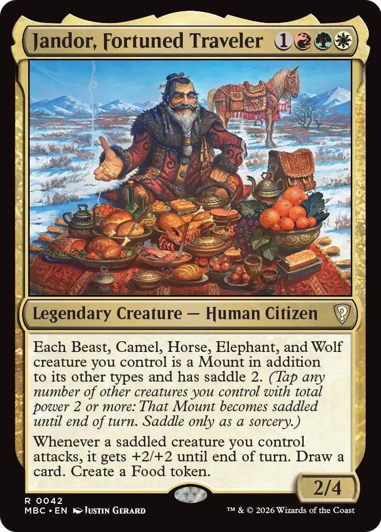 Jandor, Fortuned Traveler — Mystery Booster Commander Edition — Magic: The Gathering