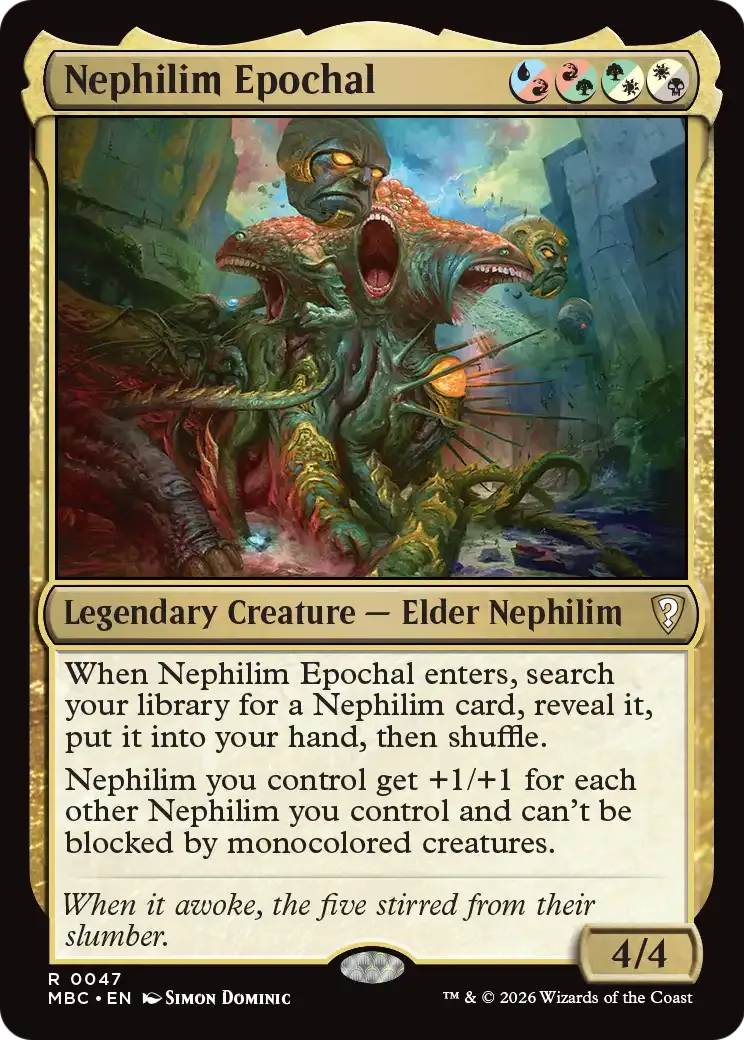 Nephilim Epochal — Mystery Booster Commander Edition — Magic: The Gathering