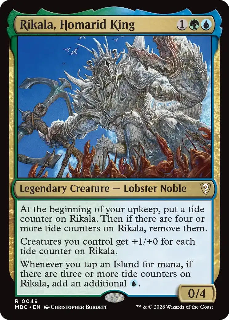 Rikala, Homarid King — Mystery Booster Commander Edition — Magic: The Gathering