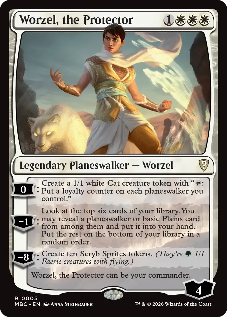 Worzel, the Protector — Mystery Booster Commander Edition — Magic: The Gathering