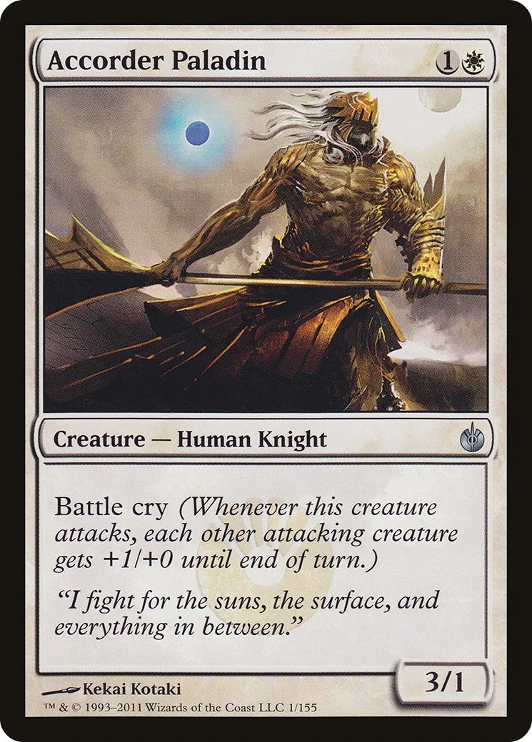 Paladin des Accordeurs — Mirrodin Besieged — Magic: The Gathering
