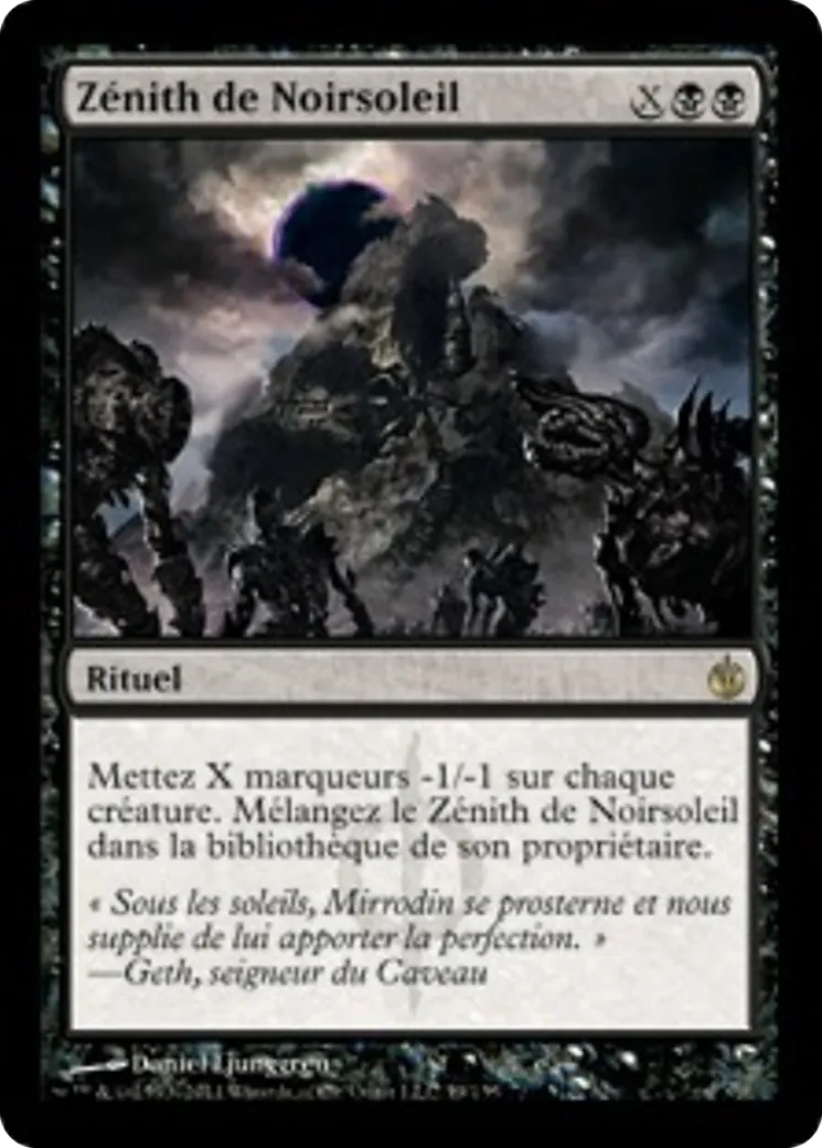 Zénith de Noirsoleil — Mirrodin Besieged — Magic: The Gathering