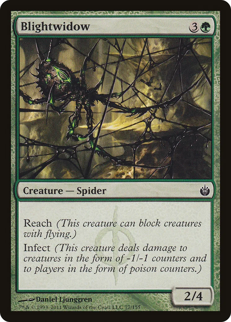 Blightwidow — Mirrodin Besieged — Magic: The Gathering